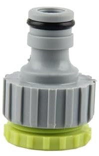 Lot de 4 adaptateurs de robinet, raccord de tuyau d'arrosage, raccord de tuyau en plastique, 1/2, 3/4, 2 en 1, pour robinet de jardin, utilisé pour robinet (vert)