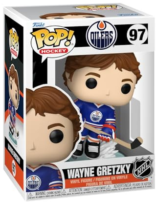 Funko POP! NHL Legends: Wayne Gretzky - Rookie | Official Sports Merch - Collectable Vinyl Figurine for Shelf Display - Birthday Gift Idea for Fans and Collectors