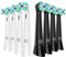 8 Stück Aufsteckbürsten Kompatibel mit Oral B iO 2 3N 3 4 5 6 7 8 9 10 Series Zahnbürste Elektrische, IO Zahnbürste Aufsätze Für Zahnfleischpflege und Zahnreinigung (Schwarz/Weiß)