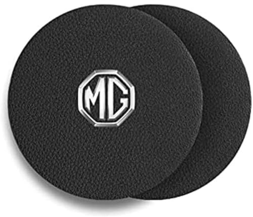 2 Pièces Dessous De Verre Voiture, pour G HS MG3 MG5 MG6 MG7 ZS GS MG4 MG3 MG4 EV MG5 MG6 MG HS MG Marvel R antidérapant Anti-Sale dessous de verre Facile à nettoyer Dessous de verre de porte-gobelet