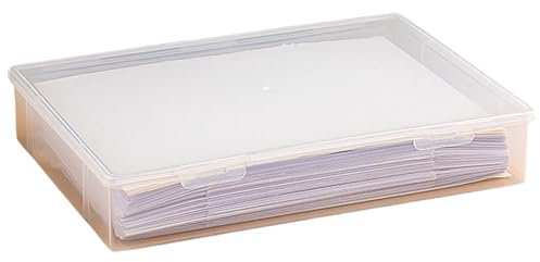 DEKKRYNFV Multi Purpose Storage Container For Board Game And Art Supplies Document Holder Magazine Organiser