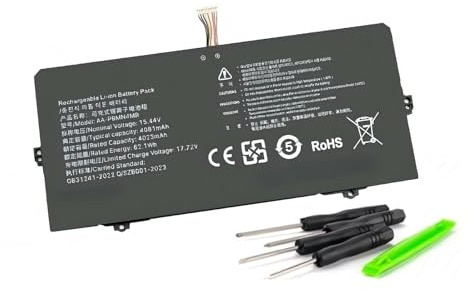 Batteria for laptop AA-PBMN4MR 15,44 V 62,1 Wh, compatibile con Samsung Galaxy Book 2 Pro 360 13 NP930QDB NP930QED NP930XDB NP935XDB.
