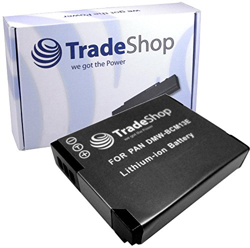 Trade-Shop Li-Ion Akku, 3,6V/3,7V 900mAh kompatibel mit Panasonic Lumix DMCFT5 FT-5 DMCTS5 TS-5 DMCTZ40 TZ-40 DMCTZ41 TZ-41 DMCZS30 ZS-30 ersetzt DMWBCM13 BCM-13 DMW-BCM13E BCM-13E DMWBCM13PP BCM-13PP