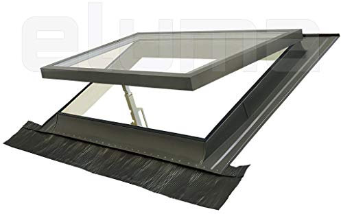 Lucernario, Finestra per tetto CLASSIC VASISTAS | Doppio vetro | Accesso al tetto | Made in Italy (90x48 Base x Altezza)