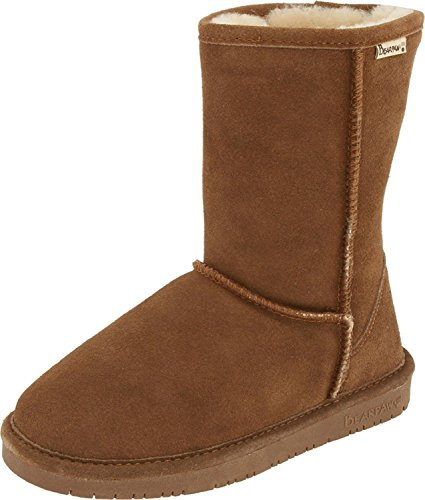 BEARPAW Women's Emma Short Winter Boot, Hickory, 8.5 M US