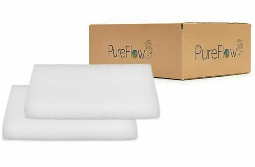 PureFlow Nature Filtertafeln Maxi, Filtertafeln, Vielfältigkeit durch Selbstzuschnitt, ideal für Aquarien, Brunnen, Teiche, Zisternen, Regenfässer u.v.m.