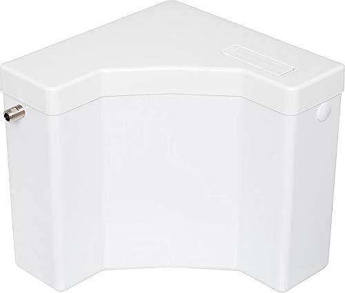 WC-Eckspüllkasten Spülkasten tiefhaengend Spuelmenge 6-9 Liter einstellbar weiss