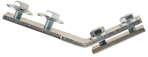 4 Stück - Montagewinkel für Profil 38mm x 40mm und 40mm x 60mm - Winkel 90° vormontiert - Korrossionsschutz durch Verzinkung