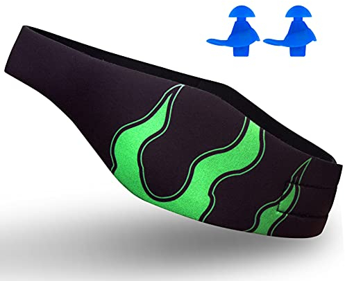 Lightening Schwimmband – entwickelt, um die Ohren des Schwimmers zu verhindern – Ohren und Ohrenschützer – verhindert das Eindringen von Wasser und hält die Ohrstöpsel