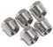LTWFITTING Edelstahl 316 Pipe Hex Head Plug Fitting 1/2 Zoll Male BSPT Luft Kraftstoff Boat (5 Stück)