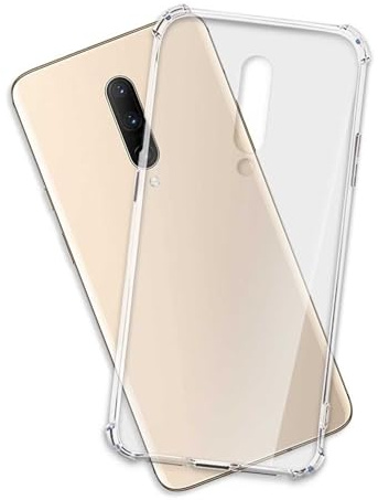 mtb more energy® Custodia Crystal Armor per OnePlus 7 PRO (6.67'') - Hard PC Back & Soft Silikon Bumper - Angoli rinforzati - Trasparente - TPU PC Case Cover