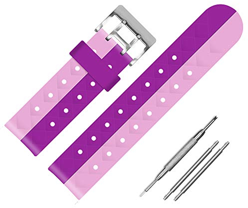 Coholl Kinder Smartwatch Telefon Ersatzbänder 20mm, kompatibel mit Gizmo PTHTECHUS AGPTEK INIUPO MeritSoar Silikon Armband,Mädchen Jungen Student Geschenk,Pink