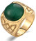 Ubestlove Siegelring Kleiner Finger Edelstahl Siegelring Personalisiert Runden Signet Ring Gold Gold 59