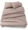 Blumtal Juego de Sábanas - Set de 4 Piezas, Sábana Bajera Ajustable Cama 160, Encimera 240x275 + 2 Fundas de Almohada 50x80cm, Taupe