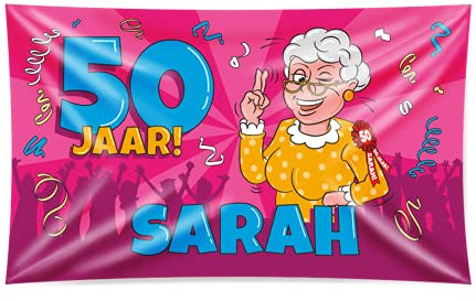 Paperdreams Drapeau de façade XXL dessin animé Sarah