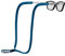 Payivsve Sportbrillenband | Brillenband für Sportbrillen und Sonnenbrillen | Brille Sportband & fester Halter aus Stoff(Blau)