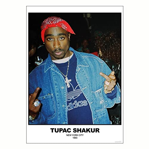 Close Up Tupac Shakur Poster New York City 1993 (59,5cm x 84cm)