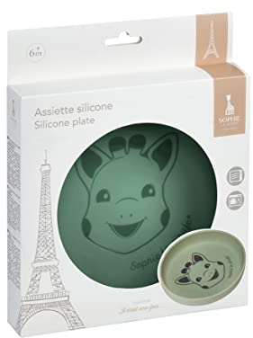 Sophie la Girafe - Assiette silicone Pastel