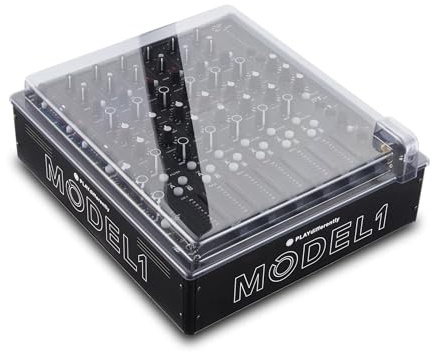 Decksaver Cover for Playdifferently Model 1 - Super-Durable Polycarbonate Protective lid in Smoked Clear Colour, Made in The UK - The DJs' Choice for Unbeatable Protection