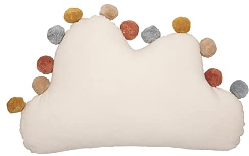 Atmosphera - Kinderkissen Wolke - Baumwolle - 30x50 cm - Mehrfarbig