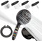 SparkPod High Pressure 5 Multifunction Filtered Handheld Shower Head with Extra Long 6 ft. Hose - Luxury Design - No Hassle Tool-Less 1-Min Installation (10 Function, Set, Vintage Oil Rubbed Bronze)