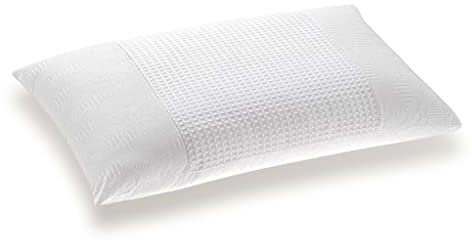 FABE | Orthopädisches Kissen mit Bezug aus Perkal-Baumwolle, antimikrobiell, bakteriostatisch, hygroskopisch, Verschiedene Stützstärken, lindert Erkrankungen des Nackens, 45 x 75 x 13 cm, 900 g