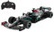 CMJ RC Cars Mercedes F1 - Auto radiocomandata AMG F1 W11 EQ (scala 1:18) 2,4 GHz telecomando auto con licenza ufficiale Benz Racing modellino piloti - Lewis Hamilton + George Russell Drive To Survive