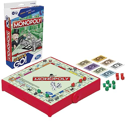 Grab 'N GO Travel Game Monopoly