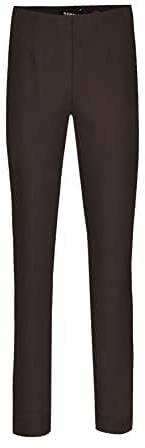 Robell Style Marie - Kurzgröße - Stoffhose Damen high Waist - Damenhose Power Stretch - Bengaline Stoff Hose mit Schlitz am Saum - Bitte eine Größe Kleiner bestellen