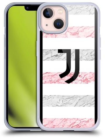 Head Case Designs Offizielle Juventus Football Club Away 2023/24 Match Kit Soft Gel Handyhülle Hülle kompatibel mit Apple iPhone 13