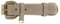 Leder Hundehalsband mit optimaler Passform, William Walker, aus Echtleder, verstellbar, weich gepolstert, robust, pflegeleicht, Sand (Beige), Größe M