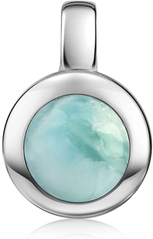 Materia Damen Anhänger Silber 925 Larimar KA-38-Larimar