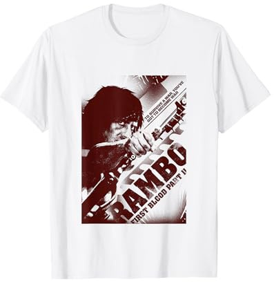 Rambo First Blood Teil II Du musst Krieg werden T-Shirt