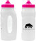 Bearactive Running Bottle Lightweight 500 ml Handheld Sports Water Bottles with Valve Sprout - BPA Free Plastic and Leak Proof - Runners Hand Grip Bottle (1 Bottle, Pink)