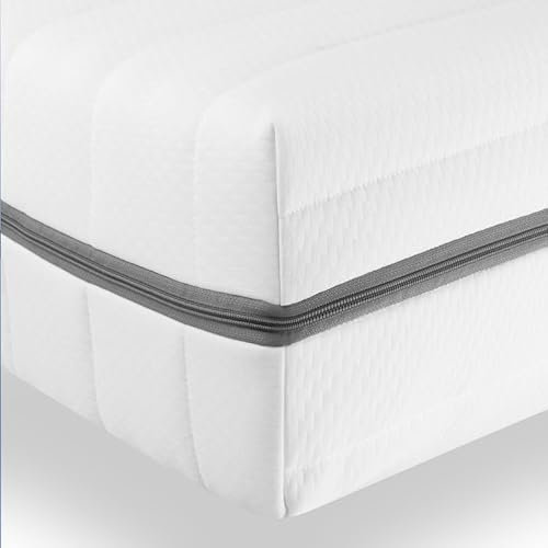 Sleepneo - Orthopädische 7 Zonen Matratze 120x190 - Höhe ca. 18cm - Härtegrad H3 & H4 - Kaltschaummatratze ergonomisch stützend - Oeko TEX & CertiPUR Zertifiziert