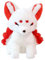 TOPLITHE Neunschwänziger Fuchs Kuscheltier, Süße Plüschtier Realistisches Süßes Kyuubi Kitsune Spielzeug for Kinder Freunde Geburtstagsgeschenke(Red)