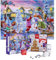Tektalk Countdown bis Weihnachten, Urlaubsdesigns Geschenke, Adventskalender 2024 Weihnachtspuzzles, 1008 Teile Puzzles, 24 Boxen Puzzles für Erwachsene und Kinder (Schneemann Stapeln)