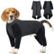 Hjyokuso Hundeoverall Mit Beinen, Hundeschlafanzüge, Hundepyjama Für Große Hunde, Hunde Schlafanzug Mit Reißverschluss, Body Hund Nach Op Für Golden Retriever Labrador Retriever, Rottweiler,Dobermann