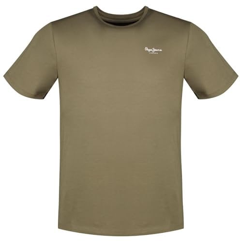 Pepe Jeans Herren T-Shirt, Steingrün, L