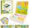 UieaMsio Mosaik Steckspiel für Kinder ab 2 3 4 5 Jahre, Mosaik Bastelset Kinder, Mosaik Steckspiel Pegboard mit 240 Steckperlen 10 Bilder, für Kinder Kinderspiel zum Farbenlernen Montessori Spielzeug