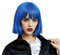 Blau Perücke Damen, Perücken Frauen, Bob Wig Kurz Fasching Cosplay Kostüm Karneval
