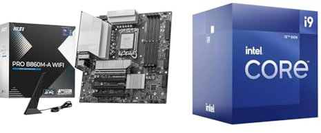 MSI Pro B860M-A WiFi Motherboard + Intel® Core™ i9-12900K Desktop Processor 16
