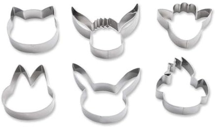 Pokémon Center: Pokémon Kitchen Cookie Cutters (6-Pack)