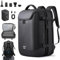 Genérico Mochila de Viaje Cabina Avión 51x32x22 cm, Expandible 35L a 50L, Compresión al Vacío con Bomba, USB, Impermeable, Maleta Cabina Compatible con Ryanair, Vueling, EasyJet