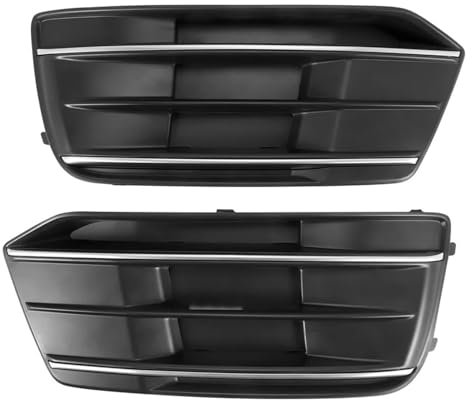 1 paio di paraurti anteriore auto fendinebbia griglia di copertura compatibile for Audi Q5 SQ5 2018 2019 2020 80D807679E, 80D807680E