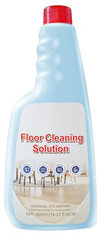 480mlFloor Cleaning Solution Compatible with Roborock Saros 10R/Saros 10/F25/Flexi Pro/Flexi Lite/QV 35A/Qrevo S5V/Qrevo Curv Robot Vacuum Cleaner Floor Cleaner for Hardwood Tile Hard floor