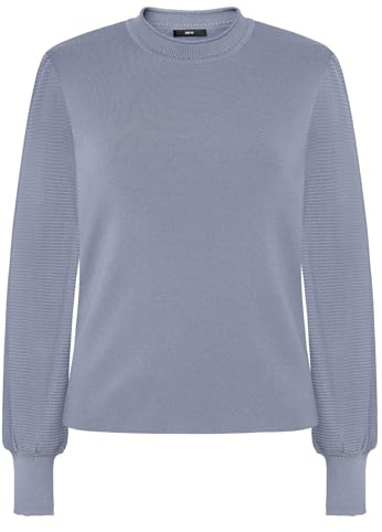 zero Damen Pullover mit hohem Kragen 36, Flint Stone