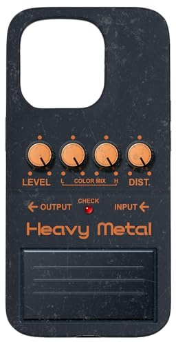 Hülle für iPhone 15 Pro Gitarreneffekte Heavy Metal Pedal Stompbox Design