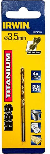 IRWIN IRW10502580 TiN Coated & Cobalt Jobber Drills