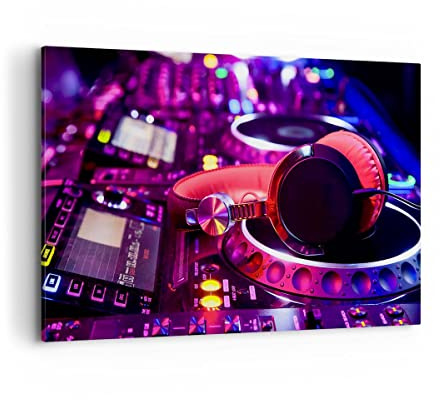 ARTTOR Bilder auf Leinwand 120x80cm Wandbild Musik - 2404
